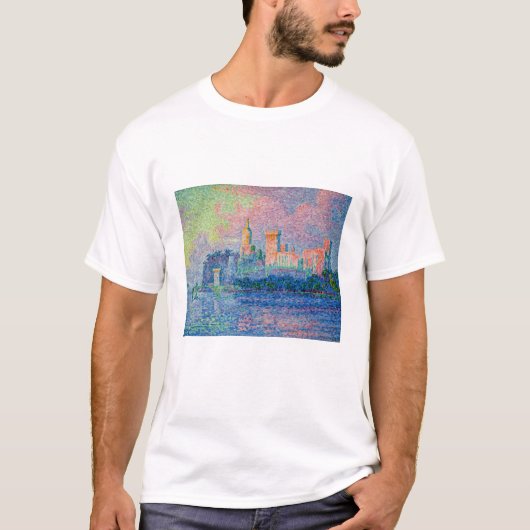 Paul Signac - Het Papal Palace, Avignon T-shirt (Voorkant)