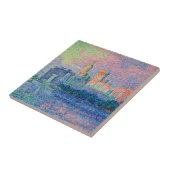 Paul Signac - Het Papal Palace, Avignon Tegeltje (Zijkant)