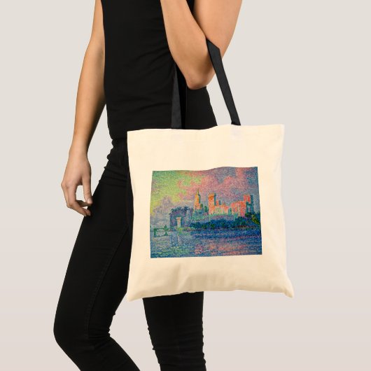 Paul Signac - Het Papal Palace, Avignon Tote Bag (Voorkant (product))