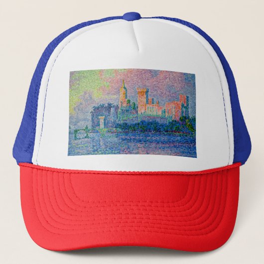 Paul Signac - Het Papal Palace, Avignon Trucker Pet (Voorkant)