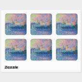 Paul Signac - Het Papal Palace, Avignon Vierkante Sticker (Vel)