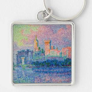 Paul Signac - Het Pauselijk Paleis, Avignon Sleutelhanger