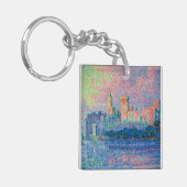 Paul Signac - Het pauselijk paleis, Avignon Sleutelhanger (Voorkant Links)
