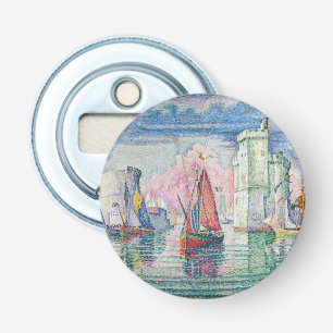 Paul Signac - Intrede van La Rochelle Harbour Button Flesopener