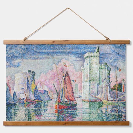 Paul Signac - Intrede van La Rochelle Harbour Hangend Wandkleed (Voorkant)