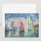 Paul Signac - Intrede van La Rochelle Harbour Kaart (Voorkant / Achterkant)