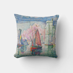 Paul Signac - Intrede van La Rochelle Harbour Kussen