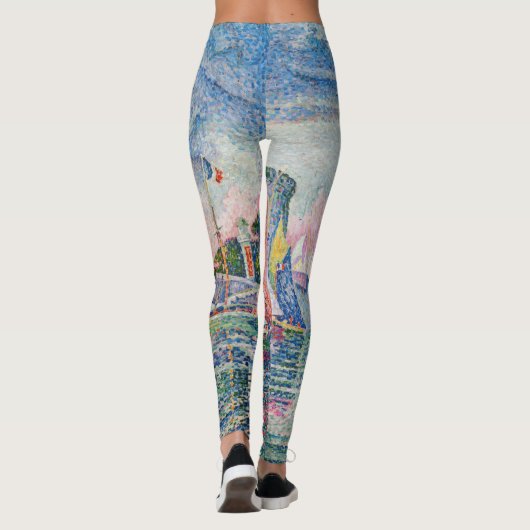Paul Signac - Intrede van La Rochelle Harbour Leggings (Achterkant)