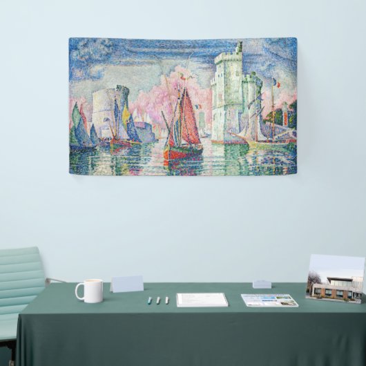 Paul Signac - Intrede van La Rochelle Harbour Spandoek (Beurs)