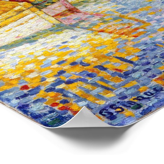 Paul Signac Lighthouse bij Groix Poster (Hoek)