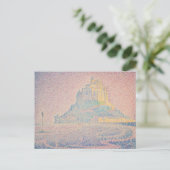 Paul Signac - Mont Saint Michel Mist en Zon Briefkaart (Staand voorkant)
