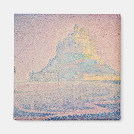 Paul Signac - Mont Saint Michel Mist en Zon Magneet (Voorkant)