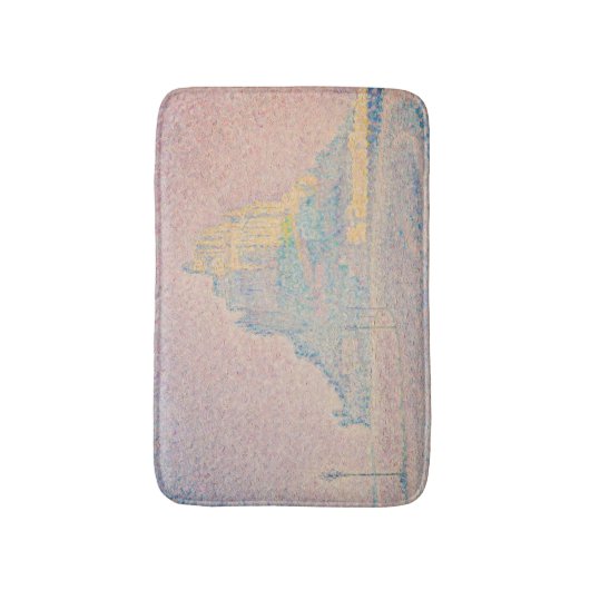 Paul Signac - Mount Saint Michel Fog en Sun Badmat (Voorkant Verticaal)