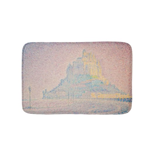 Paul Signac - Mount Saint Michel Fog en Sun Badmat (Voorkant)