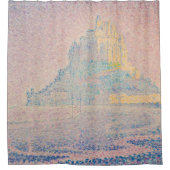 Paul Signac - Mount Saint Michel Fog en Sun Douchegordijn (Voorkant)