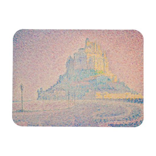 Paul Signac - Mount Saint Michel Fog en Sun Magneet (Horizontaal)