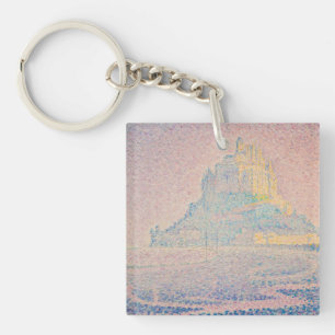 Paul Signac - Mount Saint Michel Fog en Sun Sleutelhanger