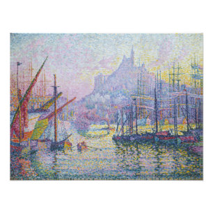 Paul Signac - Onze-Lieve-Vrouw van de Garde, Marse Foto Afdruk