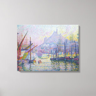 Paul Signac - Onze-Lieve-Vrouw-van-de-Wacht, Marse Canvas Afdruk