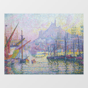 Paul Signac - Onze-Lieve-Vrouw-van-de-Wacht, Marse Raamsticker