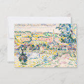 Paul Signac-Petit Andely-The River Bank 1920-1929 Kaart (Voorkant)