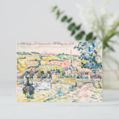 Paul Signac-Petit Andely-The River Bank 1920-1929 Kaart (Staand voorkant)