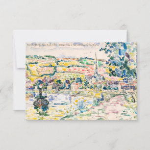 Paul Signac-Petit Andely-The River Bank 1920-1929 Kaart