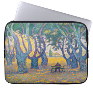 Paul Signac - Place des Lices, Saint-Tropez Laptop Sleeve