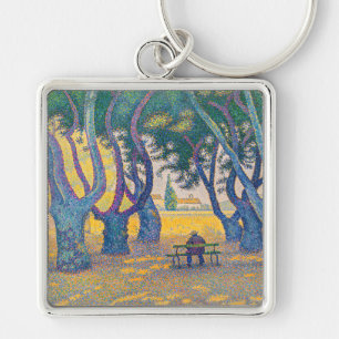 Paul Signac - Place des Lices, Saint-Tropez Sleutelhanger