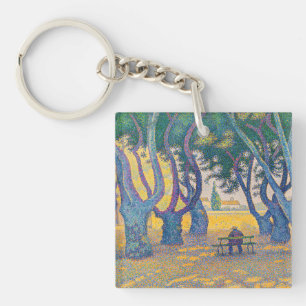Paul Signac - Place des Lices, Saint-Tropez Sleutelhanger