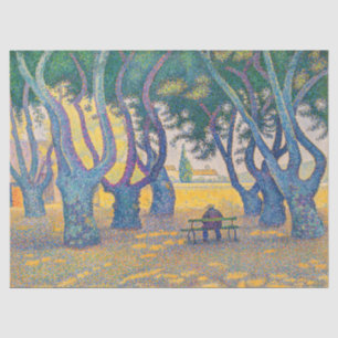 Paul Signac - Place des Lices, Saint-Tropez Tissuepapier