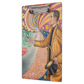 Paul Signac - Portret van M Felix Feneon, Opus 217 Klembord (Links)