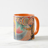 Paul Signac - Portret van M Felix Feneon, Opus 217 Mok (Voorkant rechts)