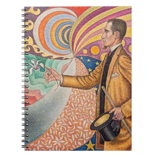 Paul Signac - Portret van M Felix Feneon, Opus 217 Notitieboek (Voorkant)