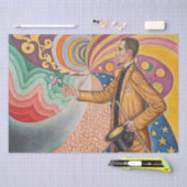 Paul Signac - Portret van M Felix Feneon, Opus 217 Tissuepapier (Craft)