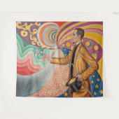 Paul Signac - Portret van M Felix Feneon, Opus 217 Wandkleed (Voorkant (horizontaal))