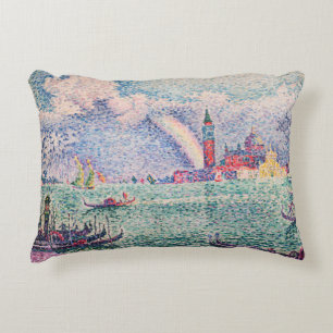 Paul Signac - Regenboog, Venetië Accent Kussen
