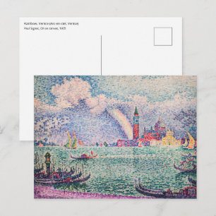 Paul Signac - Regenboog, Venetië Briefkaart