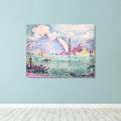 Paul Signac - Regenboog, Venetië Canvas Afdruk (Insitu (Houten vloer))