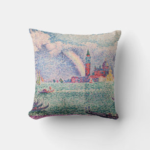 Paul Signac - Regenboog, Venetië Kussen
