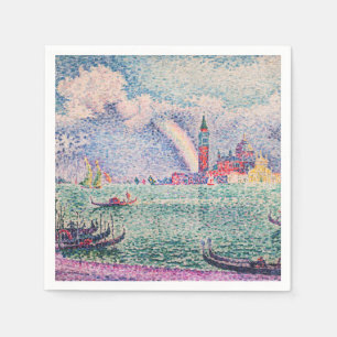 Paul Signac - Regenboog, Venetië Servet