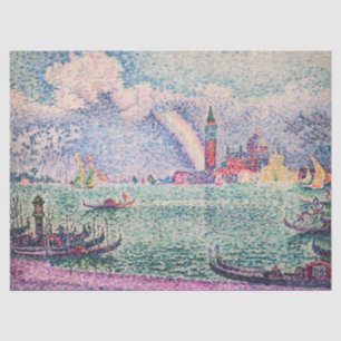 Paul Signac - Regenboog, Venetië Tissuepapier