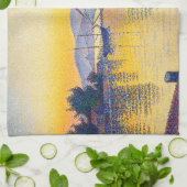 Paul Signac - The Port at Sunset, Opus 236 Theedoek (Gevouwen)