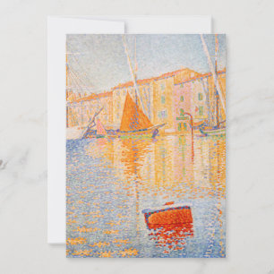Paul Signac - The Red Buoy, Saint-Tropez Kaart