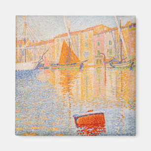 Paul Signac - The Red Buoy, Saint-Tropez Magneet
