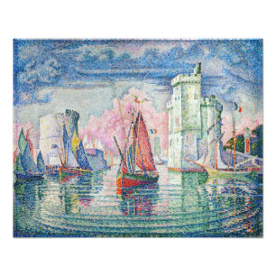 Paul Signac - Toegang tot de haven van La Rochelle Foto Afdruk