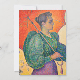 Paul Signac - Vrouw met een Parasol Bedankkaart