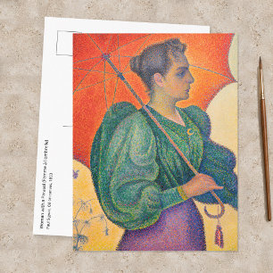 Paul Signac - Vrouw met een Parasol Briefkaart