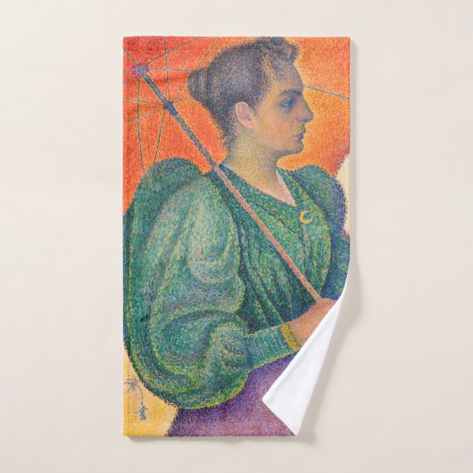 Paul Signac - Vrouw met parasol Bad Handdoek (Handdoek)