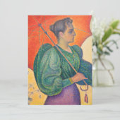 Paul Signac - Vrouw met parasol Bedankkaart (Staand voorkant)